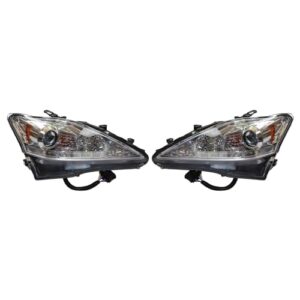 Right Passenger HID Headlight w/ Adaptive System For 09-10 Lexus IS250 IS350